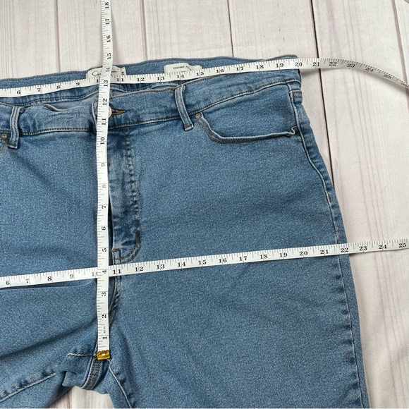 Jessica Simpson Charmed Flare Jeans Womens Plus Size 22W Blue Light Wash Stretch - Picture 11 of 14